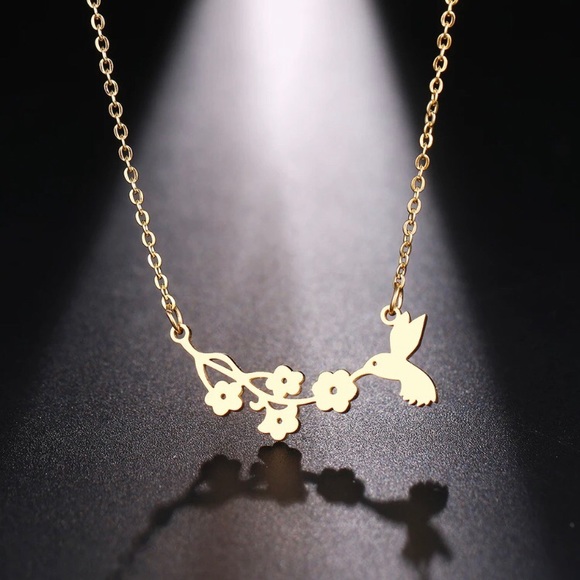Jewelry - ⚡️2 for $15 Gold Tone Stainless Steel Necklace